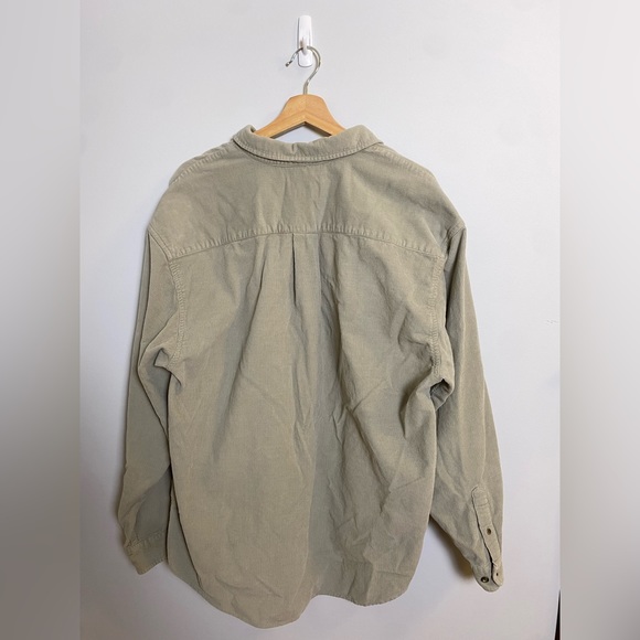Eddie Bauer Corduroy Button Up Shirt (Large) - Picture 3 of 4